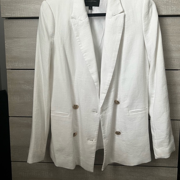 White Banana Republic Blazer - Picture 4 of 6